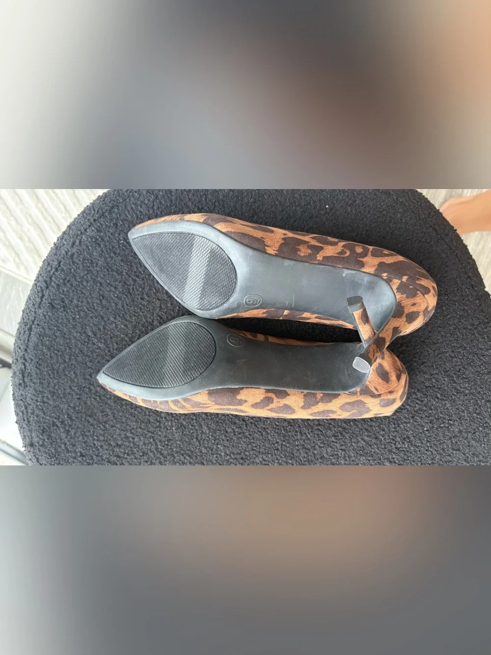 a new day Leopard Print Pointed-Toe Pumps - Brown/Black